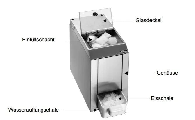 Bartscher Broyeur à glace 60kg