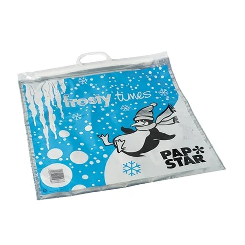Papstar Sacs de transport pour surgelés, LDPE 12 l 47 cm x 43 cm Frosty Times