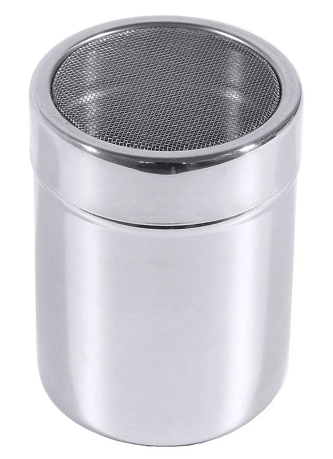 Boîte à épices à grille, en acier inoxydable 18/10, 0,3 Lt., diamètre 7 cm, hauteur 9,5 cm