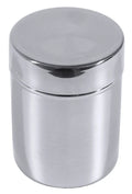 Boîte à épices, en acier inoxydable 18/10, 0,3 Lt., diamètre 7 cm, hauteur 9,5 cm