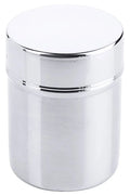 Boîte à épices, en acier inoxydable 18/10, 0,15 Lt., diamètre 6 cm, hauteur 7,5 cm