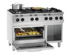 Cuisinière à gaz MFG7360, 6 feux, four électrique