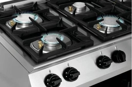 Cuisinière à gaz MFG7360, 6 feux, four électrique