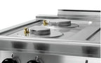 Cuisinière à gaz MFG7360, 6 feux, four électrique