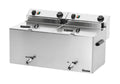 Friteuse électrique Bartscher PROFI 2 cuves de 10 Litres chacune avec robinet de vidange