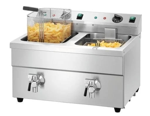Friteuse à induction Bartscher 2x8L Plus
