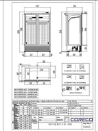 Hefa refroidisseur de déchets 3x 120L