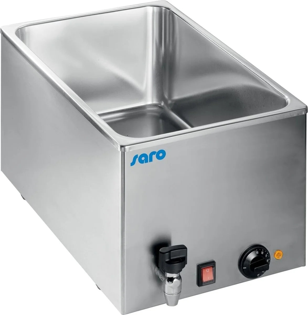 Bain-marie 210 GN 1/1 200 mm, avec robinet