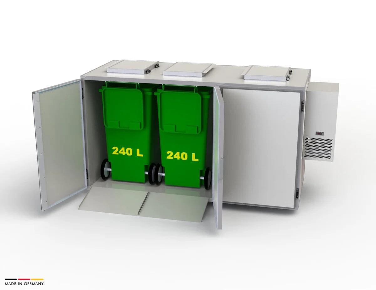 Hefa refroidisseur de déchets 3x 240L