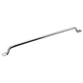 Barre de suspension en acier inoxydable 18/10, finition brillante, longueur totale 45,5 cm