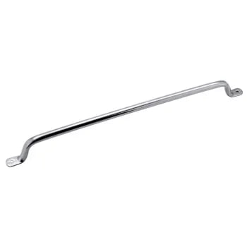 Barre de suspension en acier inoxydable 18/10, finition brillante, longueur totale 45,5 cm