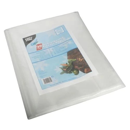 Papstar 100 sacs de congélation, LDPE 20 l 60 cm x 40 cm transparents