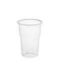 Papstar 50 gobelets "Hurricane", PET 0,25 l Ø 7,8 cm x H : 10,8 cm transparent cristal