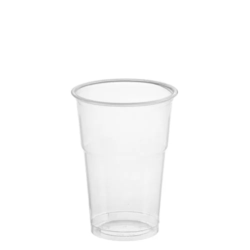 Papstar 50 gobelets "Hurricane", PET 0,25 l Ø 7,8 cm x H : 10,8 cm transparent cristal