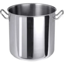 Série 2000 Faitout haut avec poignées en acier inoxydable, diamètre intérieur 45 cm, hauteur 46,5 cm, 70 Lt.