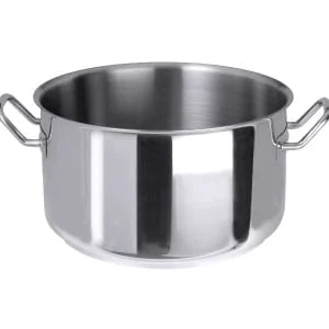 Série 2000 Marmite à viande basse avec poignées en inox, diamètre 28 cm, 10 Lt.