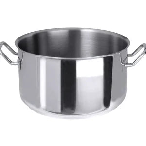 Série 2000 Marmite à viande basse avec poignées en inox, diamètre de fond 28,5 cm