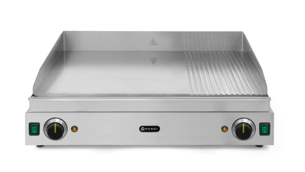 Plancha 230 V, 75 x 51 x 26 cm, acier chromé