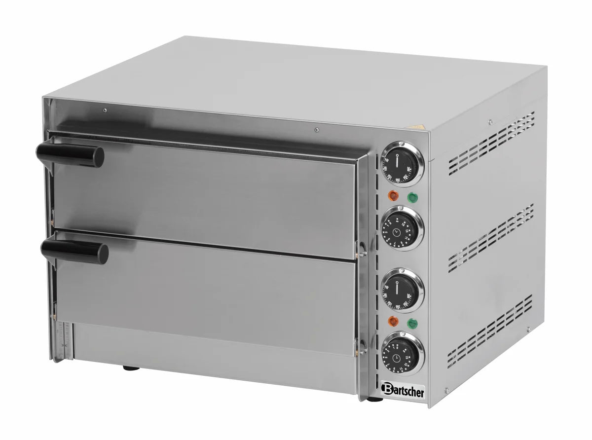 Bartscher Four à pizza Mini 2, 2 chambres de cuisson