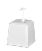 Distributeur de sauces à pompe Hendi, 2,5L, jaune, 230x210x(H)250mm