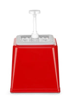 Distributeur de sauces à pompe Hendi, 2,5L, blanc, 230x210x(H)250mm