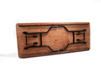 Feros table de banquet rectangulaire 1830x760 mm