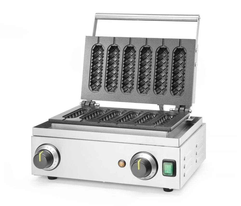 Gaufrier Hendi « Corn Dog », 230V/1550W, 390x378x(H)229mm