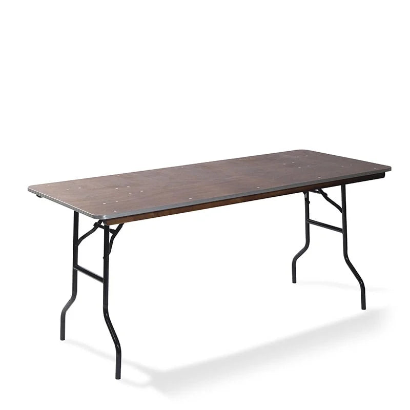 Feros table de banquet rectangulaire 2200x760 mm