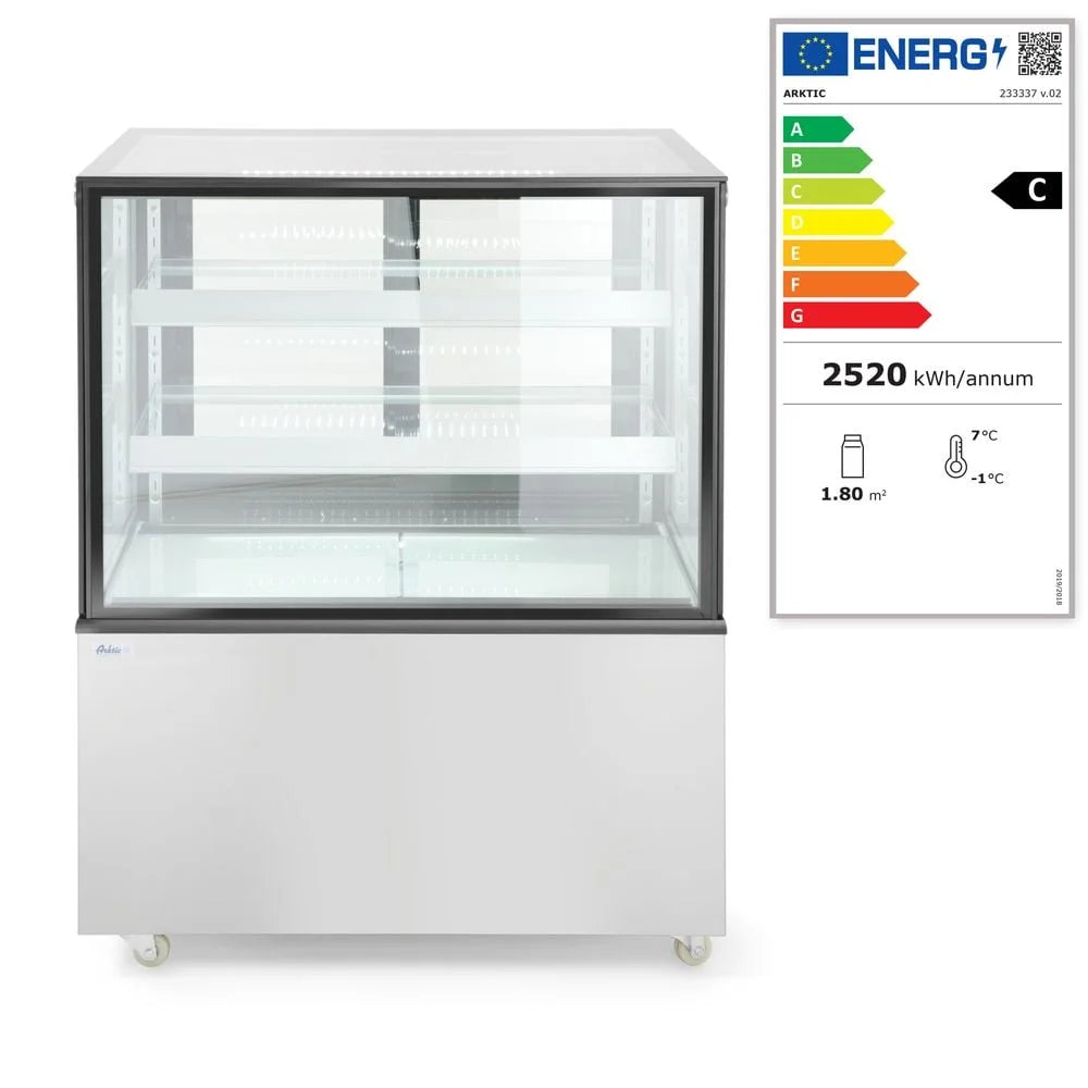 Vitrine réfrigérée avec 2 étagères 300 l