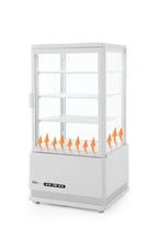 Vitrine de comptoir noire 78 l anti-buée hauteur 966 mm