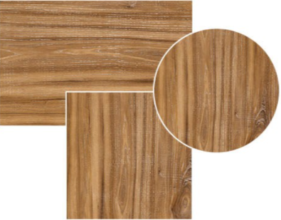 Plateau de table Topalit Classic Washed Elm 800 x 800 mm, brun