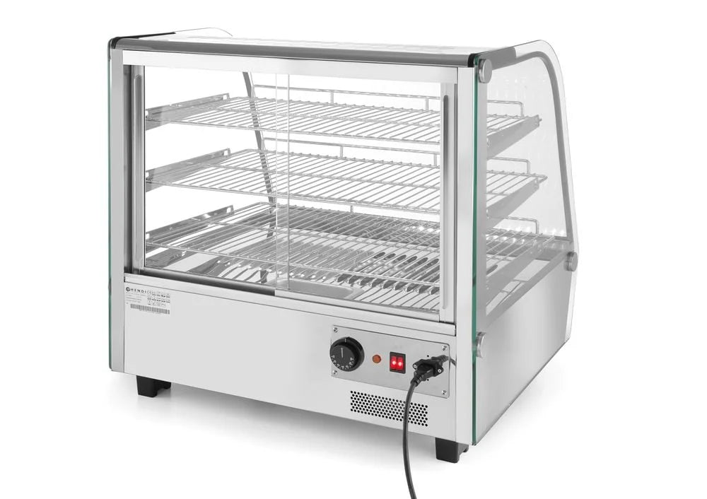 Vitrine chauffante avec 3 niveaux 1500 W