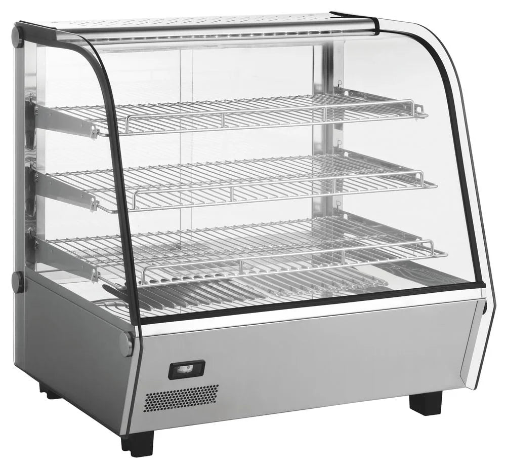 Vitrine chauffante avec 3 niveaux 1500 W