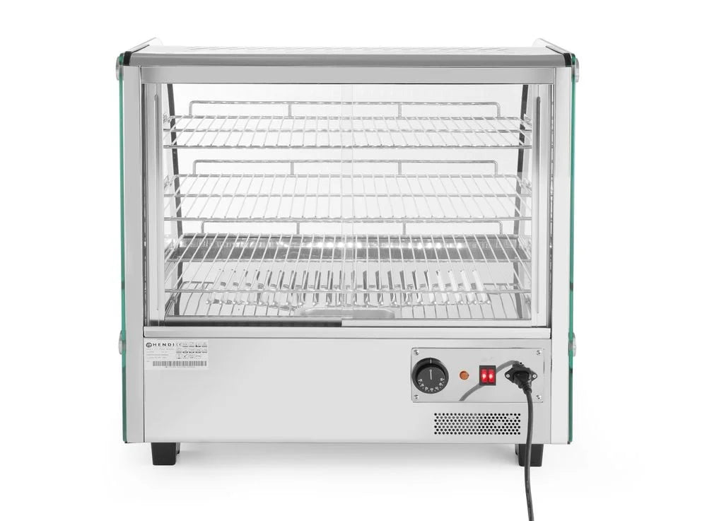 Vitrine chauffante avec 3 niveaux 1500 W