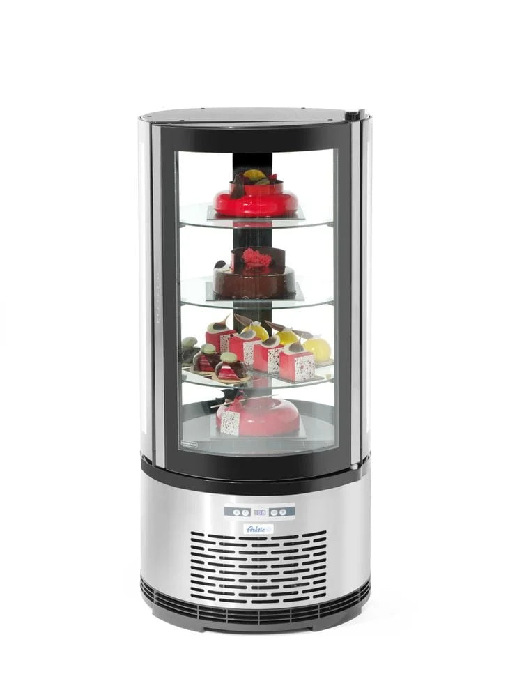 Vitrine à gâteaux ronde 100 l