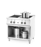 Hendi cuisinière à induction 4 zones, 400V/17000W, 800x720x(H)854mm