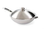 Wok à induction avec poêle wok 36 cm