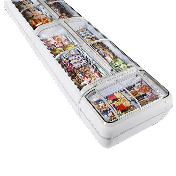 Tefcold Coffre de congélation combiné pour supermarché TWIN 220-CF-P