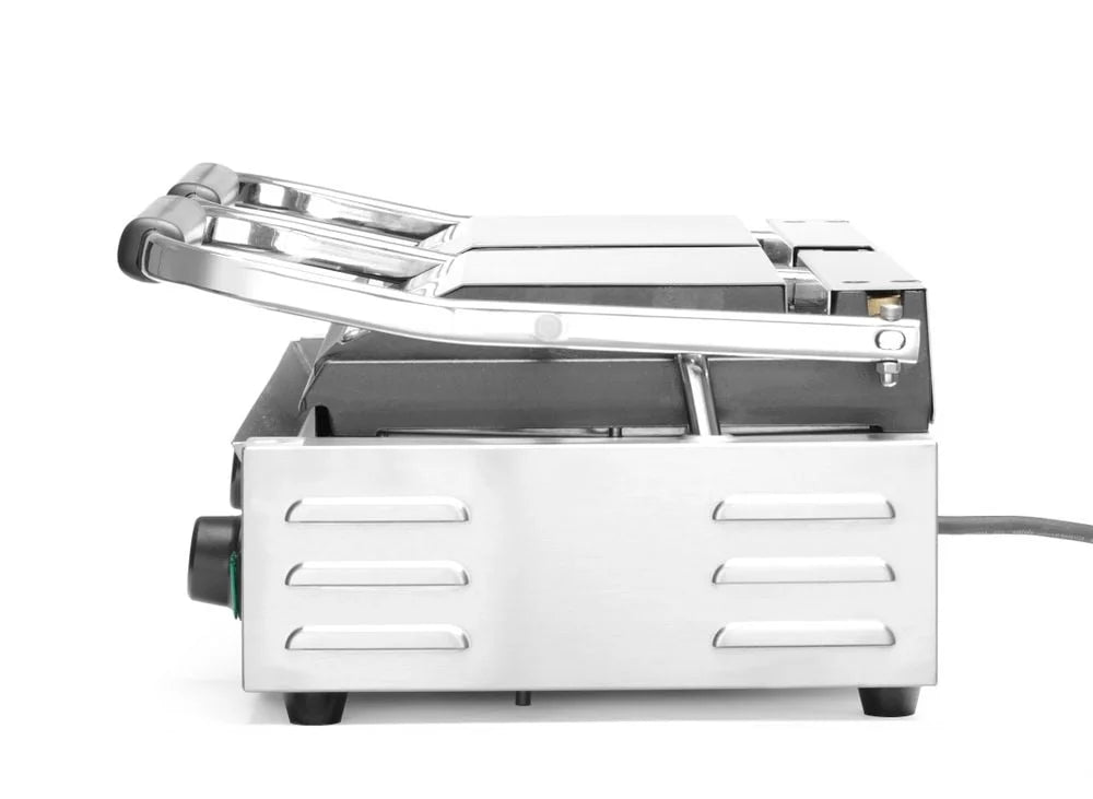 Grill à contact / grill à panini double 2x rainuré