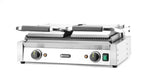 Grill à contact / grill à panini double 2x rainuré