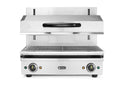 Salamandre 2 zones de chauffe réglable en hauteur, 600x520x(H)530mm