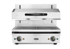 Salamandre 2 zones de chauffe réglable en hauteur, 600x520x(H)530mm