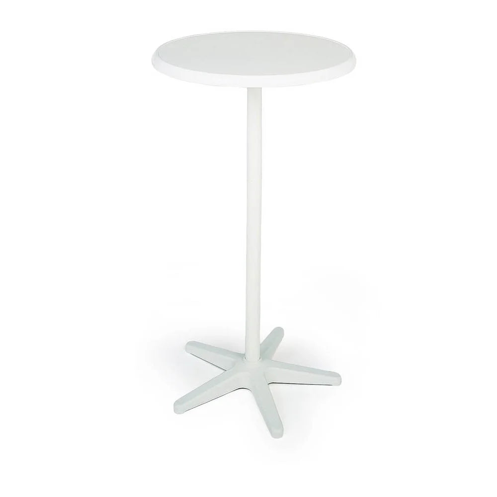 barths Table haute Duo Ø700 mm blanc