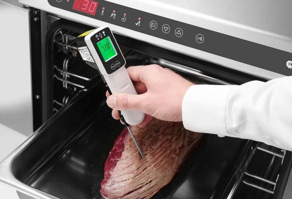 Thermomètre infrarouge avec sonde -60/350°C 39x53x(H)158