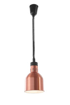 Lampe chauffante réglable en hauteur cylindre - Cuivre