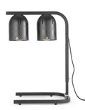 Pont chauffant avec 2 lampes infrarouges - Noir