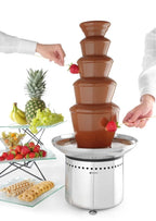 Fontaine à chocolat en acier inoxydable à 5 niveaux