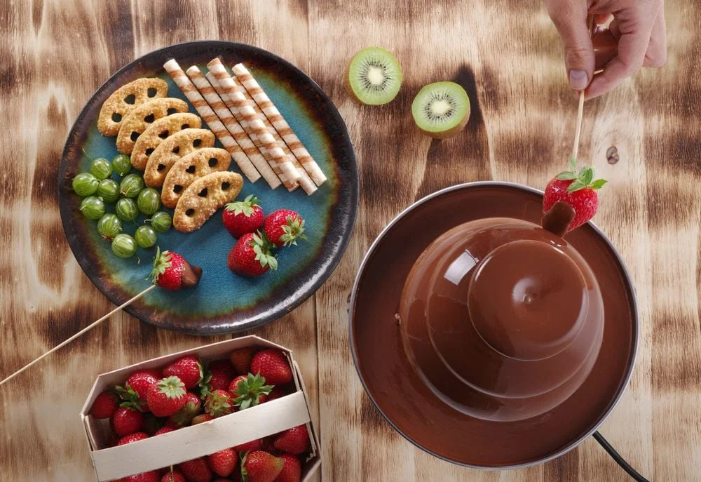 Fontaine à chocolat en acier inoxydable à 5 niveaux