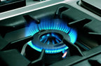 Bartscher Cuisinière à gaz Série 700 Classic avec soubassement ouvert, 4 feux - sur pied