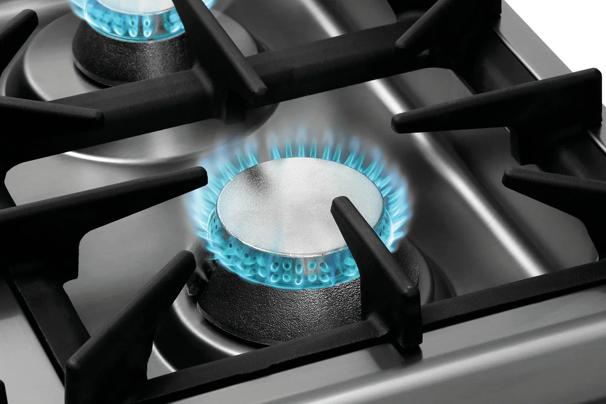 Bartscher Cuisinière à gaz Série 700 Classic avec soubassement ouvert, 6 feux - sur pied